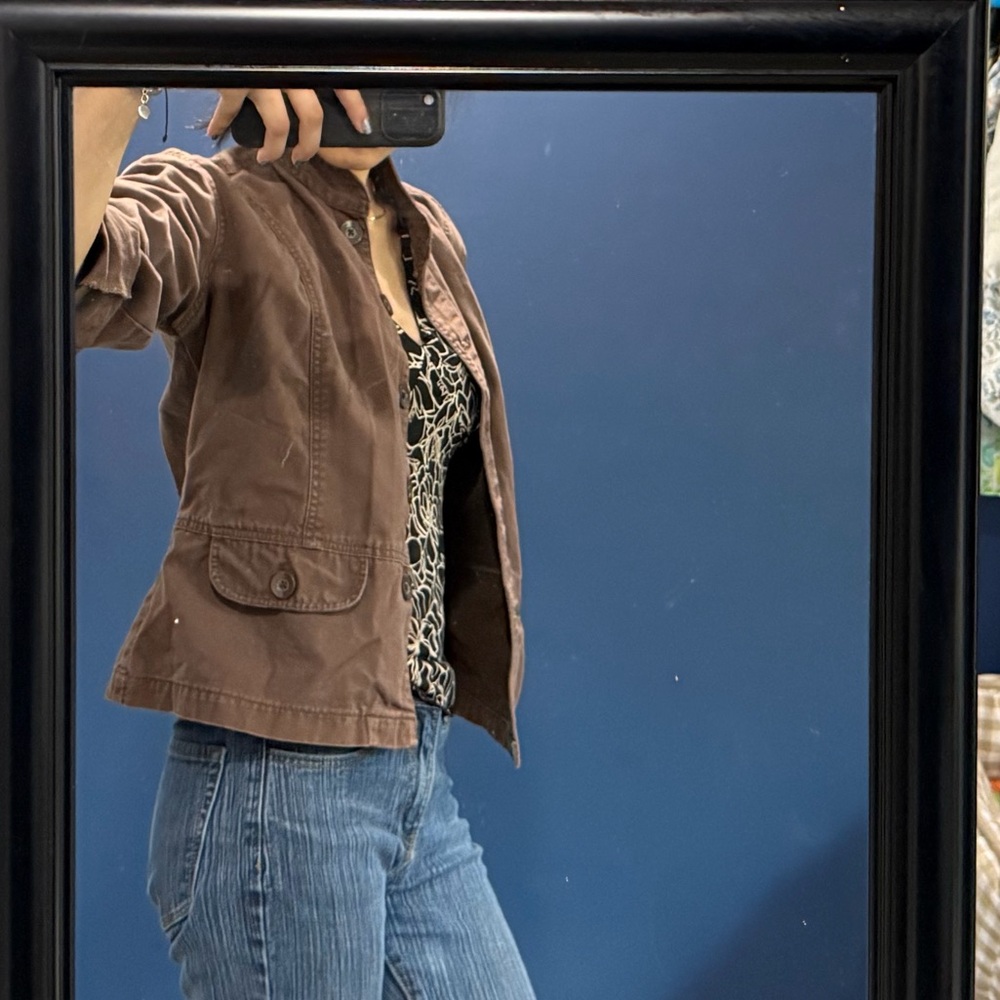 Chico's Brown Blazer Jacket